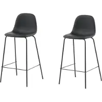 Venture Home Stuhl Polar Schwarz 2er-Pack