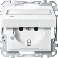 Merten SCHUKO-Steckdose m. Klappd., Ko.Licht u. MEG2313-0419