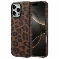 Selencia Apple iPhone 16 Pro Max Hülle - Kunstleder - - Backcover/Hard Case - Braun