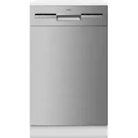 Amica EGSPU 500 911 E, Halb integriert, Single (45 cm breit), Edelstahl, Edelstahl, Tasten, LED