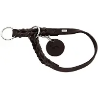 Hunter Dressurhalsung Solid Education S-M, d-braun