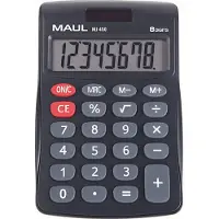 MAUL MJ 450, Tasche, Display-Rechner, 8 Ziffern, 1 Zeilen, Akku, Schwarz