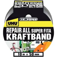 UHU Gewebeklebeband Repair Silber