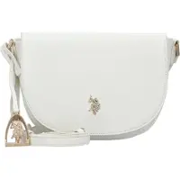 U.S. POLO ASSN. Umhängetasche Jones Flap Crossbody Bag Cream White creme