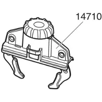 Thule Touring Fastclick Roof Box Clamp Ersatzteil