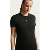 Nike One Dri-FIT Slim-Fit kurzarm Trainingsshirt Damen 011 - black/white XS