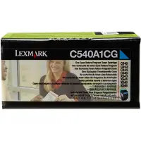 Lexmark C54x, X54x Cyan Return Programme Toner Cartridge (1K), Cyan, 1 Stück(e)