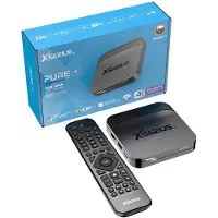 Xsarius PURE 4 4K UHD Android 14 IP-Receiver Schwarz (Dual-WiFi, USB 3.0, LAN, HDMI)