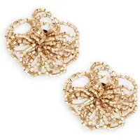 LOTT. gioielli Damen Schmuck Ce Gb Knotted Earring L - Goudkleurig - Größe ONESIZE