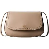 Calvin Klein Umhängetasche "CK FLAP CAMERA BAG" Damen Schultertasche, Abendtasche mit CK-Logo