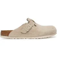 Birkenstock Boston Suede Leather Holzschuhe