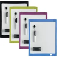 Nobo WB Dry-Erase 22x28cm magn.plastramme ass - (6 stk.)