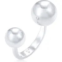 Elli Ring 925 Sterling Silber Kugel in Silber | Gr.: onesize