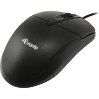 Equip 245102, Beidhändig, Optisch, USB Typ-A, 1000 DPI, Schwarz