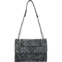 Replay Damen Umhängetasche aus Polyester mit Reißverschlussfächern, 25.5x9x19 cm