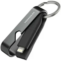 Vonmählen VONMAHLEN, High Six USB-A-C/Micro-USB-USB-C Lightning-Kabel – 3 A, Schwarz