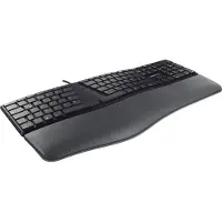 Cherry KC 4500 ERGO, Volle Größe (100%), Kabelgebunden, USB, QWERTY, Schwarz