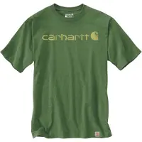 Carhartt - Core Logo S/S - T-Shirt Gr XL oliv/grün