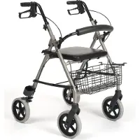 Vermeiren Leichtgewicht-Rollator ECO-light II mit Sitz und Rückenstütze champagner>>>>