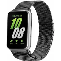 IMoshion Magnetisches Milanaise Armband für das Samsung Galaxy Fit 3 - Schwarz