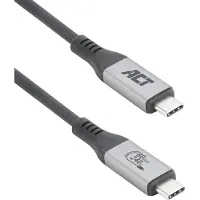ACT USB4 80 Gbit/s Thunderbolt 5-Kabel 240 W USB Type-C, USB-IF-, 1,5 Meter, 1,5 m, USB C, USB C, USB4 Gen 4x2, 80 Gbit/s, Schwarz