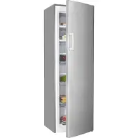 Exquisit Gefrierschrank GS271-NF-H-040D Inoxlook | No Frost | Nutzinhalt: 204 L | Temperaturregelung | Alarm