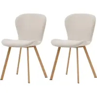 Venture Home Stuhl Lilja Beige 2er-Pack