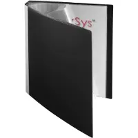 FolderSys Sichtbuch DIN A4, 30 Hüllen schwarz