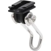 Cateye Befestigungssystem Gabel Lichter Silber Silber One Size