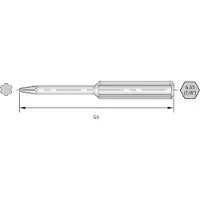 Bernstein 6-IP09-50 Torx-Bit HRC-Stahl hochlegiert C 6.3 6 St.