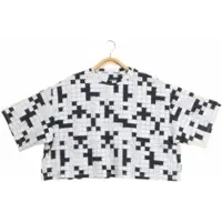 Snurk Crop Top Crossword Damen-M
