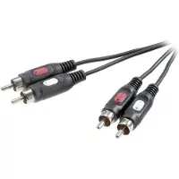 Speaka Professional Speaka Audiokabel 2x Cinch 2.5 m