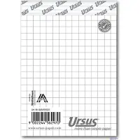 Ursus Notizblock A7 blanko 60g/qm 48 Blatt Packung mit 10 Stück