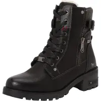 Mustang Damen Stiefelette mit Zierreißverschluss 15M0082001, Größe:39 EU, Farbe:Schwarz