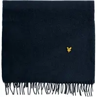 Lyle & Scott Schal aus Lammwollmischung - Marineblau