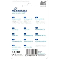MediaRange SDHC Class 10 SDHC Speicherkarte, 8 GB, Class 10