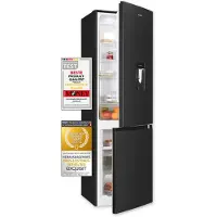 Exquisit "KGC265-70-NF-WS-040C" 180,5 cm hoch 54 cm breit EEK C, 251 L Nutzinhalt, NoFrost, Wasserspender