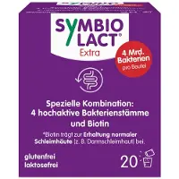 Klinge Pharma GmbH Symbiolact Extra Pulver, Nahrungsergänzungsmittel mit Milchsäurebakterien, 20 Portionsbeutel