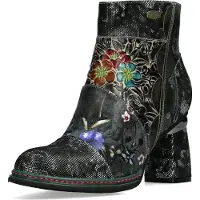 LAURA VITA Klassische Stiefelette in schwarz | Gr.: 37