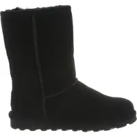 Bearpaw Winterboots "ELLE SHORT", Damen, Gr. 42, schwarz, Veloursleder, Schuhe Winterboots, Winterstiefel, Snowboots mit hohem Schaft