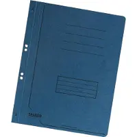 Falken 50 Ösenhefter Karton blau DIN A4
