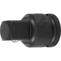 Bgs Kraft-Steckschlüssel-Adapter Innenvierkant 10 mm (3/8") - Außenvierkant 12,5 mm (1/2")