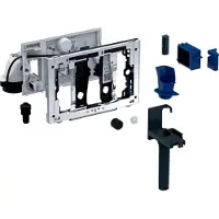 Geberit 115.051.BZ.2, Spülplatte, Anthrazit,