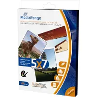 MediaRange MRINK114, Glanz, 220 g/m², Weiß, 50 Blätter, 130 mm, 180 mm