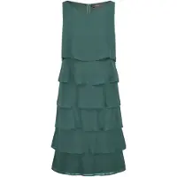 Vera Mont Cocktailkleid mit Volant in Dark Emerald | Gr.: 46