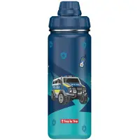 Step by step Isolierte Edelstahl-Trinkflasche "Police"