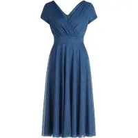 Vera Mont Cocktailkleid "Damen im Glitzer-Look" Ohne Tasche Stoff