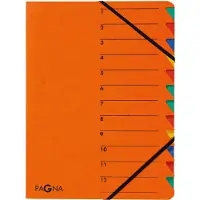 Pagna 24131-12, A4, Karton, Orange, Gummiband, 240 mm, 5 mm