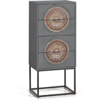 GINER Y COLOMER Sinfonier-Mangoholz-Mandala, 105 cm x 45 cm x 35 cm