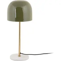 Leitmotiv - Tischleuchte Manta - Grün - Ø20cm Tischlampe - Nachttischlampe, Wohnzimmer, Schlafzimmer